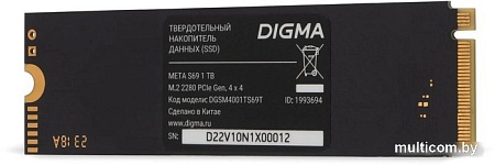 SSD Digma Meta S69 1TB DGSM4001TS69T