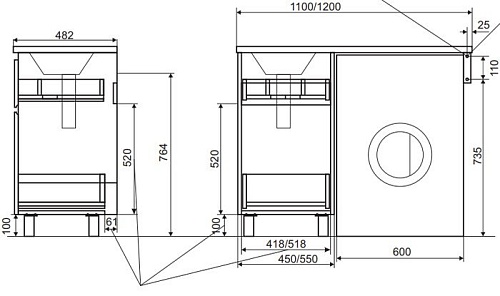 Эстет Dallas Luxe ФР-00001918 (левый)