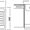 Кухонная мойка Ukinox Гранд GRL580.500-GT8K 2L