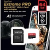 Карта памяти SanDisk Extreme PRO SDSQXCY-064G-GN6MA microSDXC 64GB (с адаптером)
