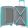 Чемодан-спиннер American Tourister Soundbox Poolside Blue 55 см