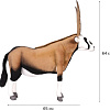 Классическая игрушка Hansa Сreation Орикс 6795 (65 см)