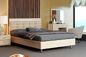 Кровать Лером КР-2853-ГС 160x200 (гикори джексон светлый)
