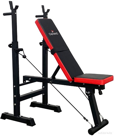 Силовая скамья Calviano 1008 (красный/черный)
