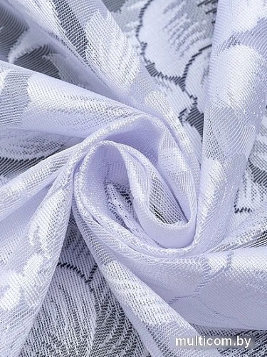 Тюль Amore Mio Жаккардовая 6PL 37711 3x2.7 м 92110 (белый)