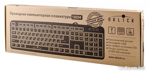 Клавиатура Oklick 180M Standard Keyboard