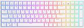 Клавиатура Royal Kludge RK100 RGB (белый, RK Red)