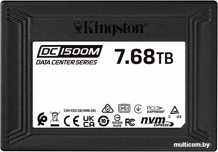 SSD Kingston DC1500M 7.68TB SEDC1500M/7680G