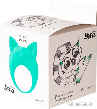 Виброкольцо Lola Games Lemur Remi 184536 7000-05Lola (зеленый)