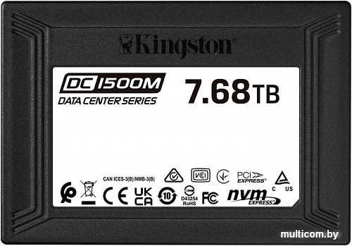 SSD Kingston DC1500M 7.68TB SEDC1500M/7680G