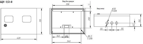 Щит учетный EKF PROxima MB54-2