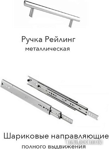 Готовая кухня Агута Альфа 1.4 (дуб эспрессо/дуб винтажный/опал светлый)