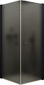 Душевой уголок MaybahGlass MGY-1299-6 (графитовое матовое стекло/черный)