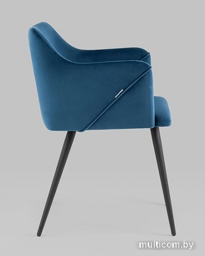 Стул Stool Group Джоэл с подлокотниками vd-joel-b29 (велюр синий)