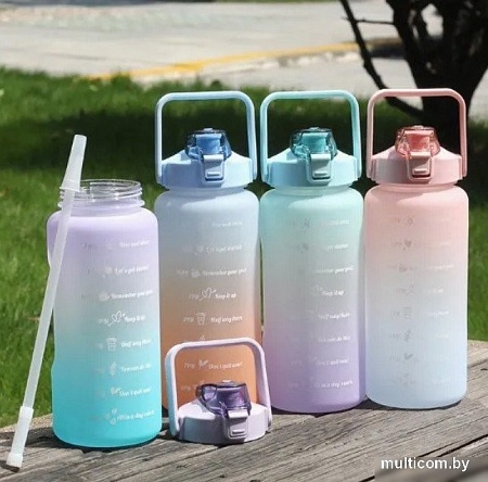 Бутылка для воды Sundays Summer (2л, зеленый)