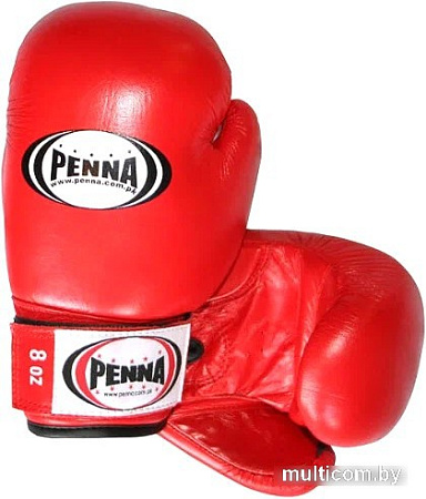 Перчатки для единоборств Penna 02-006 (8 oz, красный)