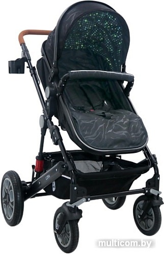 Универсальная коляска Lorelli Lora 2020 (2 в 1, black circles)