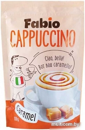 Кофейный напиток Fabio Cappuccino Caramel 100 г
