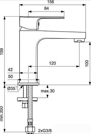 Смеситель Ideal Standard Cerafine D BC553