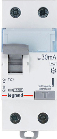 Устройство защитного отключения Legrand TX3 2P 25A 30мA 10kA 2M 403000