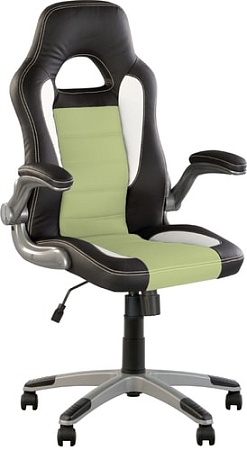 Кресло Nowy Styl Racer ECO-30/ECO-45/ECO-50 (черный/салатовый)