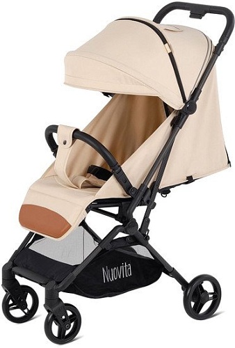 Коляска прогулочная «книга» Nuovita Note (бежевый)