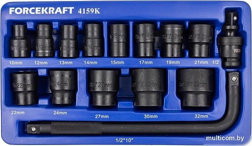 Набор головок слесарных ForceKraft FK-4159K(58404)