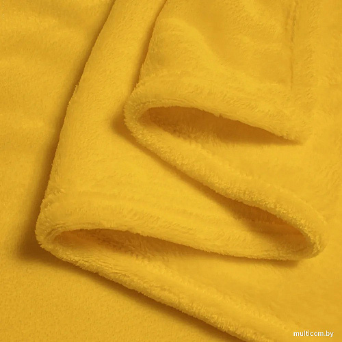 Плед Casa Conforte Royal Flannel 150x200 6155359 (желтый)