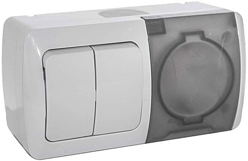 Выключатель Elbi Eva 554-011500-922 (белый)