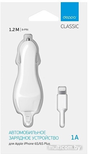 Автомобильное зарядное Deppa 22125