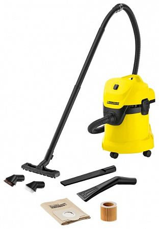 Строительный пылесос KARCHER WD 3 Car 1000 Вт