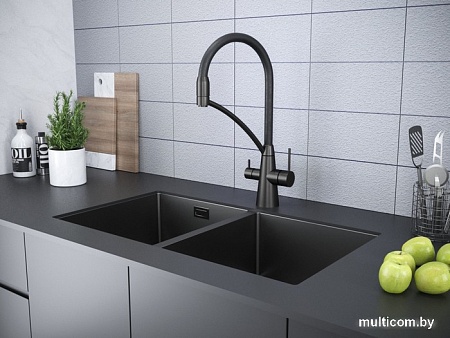 Смеситель Paulmark Siegen Si213111-GM (вороненая сталь)