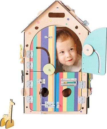 Бизидомик Bizitoys Зоопарк с подсветкой 6040/06