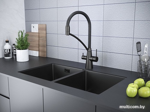 Смеситель Paulmark Siegen Si213111-GM (вороненая сталь)