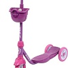 Самокат Foxx Baby с корзинкой (фиолетовый/розовый)