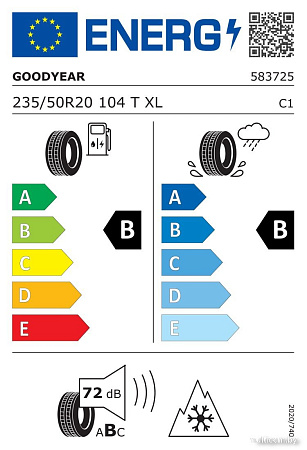 Зимние шины Goodyear UltraGrip Performance+ 255/50R21 109H