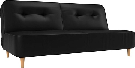 Диван Mebelico Портленд 108757 (БНП, экокожа, черный)