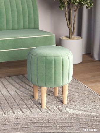 Пуфик Mio Tesoro Амма круглый (оливковый №30)