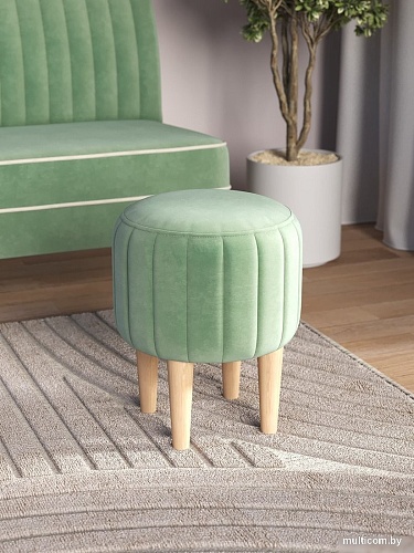 Пуфик Mio Tesoro Амма круглый (оливковый №30)