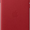 Apple Leather Case для iPhone SE 2020 (красный)