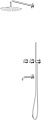 Душевая система Abber Wasser Kreis 316 AF8150BST (сталь брашированная)