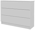 Комод Горизонт Нео 1050 3 ящика (белый)