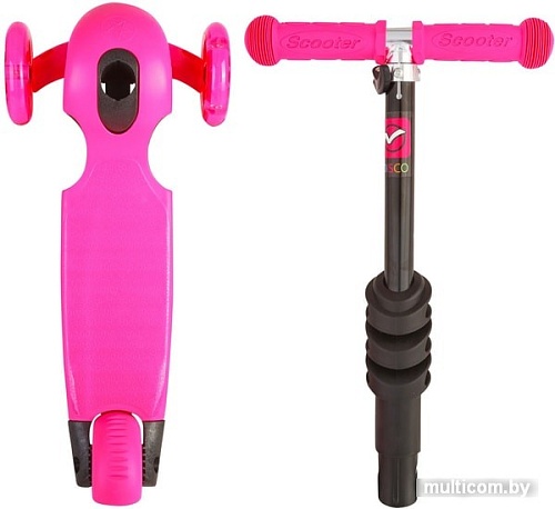 Самокат Novatrack Disco-kids 120S.DISCOKIDS.PN7 (розовый)