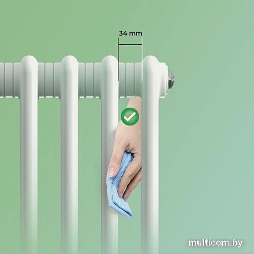 Стальной трубчатый радиатор Rifar TUB 2180-06-D1-TI (титан, нижнее односторонее подключение)