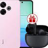 Смартфон Xiaomi Redmi 13 8GB/256GB с NFC международная версия (жемчужно-розовый) и наушники Xiaomi Redmi Buds 4 Active (черный) по акции