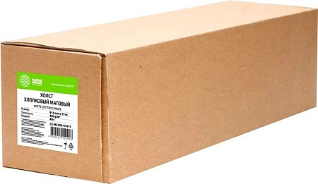 Холст CACTUS белый хлопок 914 мм х 15.2 м 400 г/м2 CS-MC400-91415