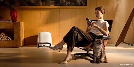 Робот-пылесос Roborock Qrevo CurvC RRE0VIC QRCC02-02 (с русской озвучкой, белый)