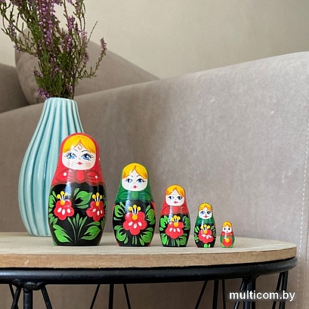Развивающая игра Брестская Матрешка В винтажном стиле (набор 5 шт)