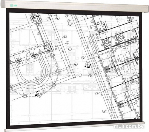 Проекционный экран CACTUS Wallscreen CS-PSW-127X127