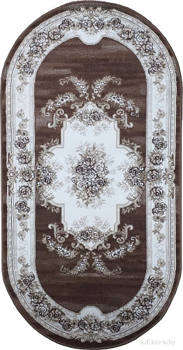 Ковер для жилой комнаты Витебские ковры Brownie 21С32-БК/ЭФ 57986 84 (1x2)